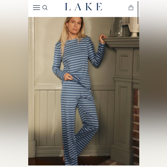 Lake Women's Blue Striped Pajama Set.
I got 2 pairs - this is NWT. - Picture 1 of 1